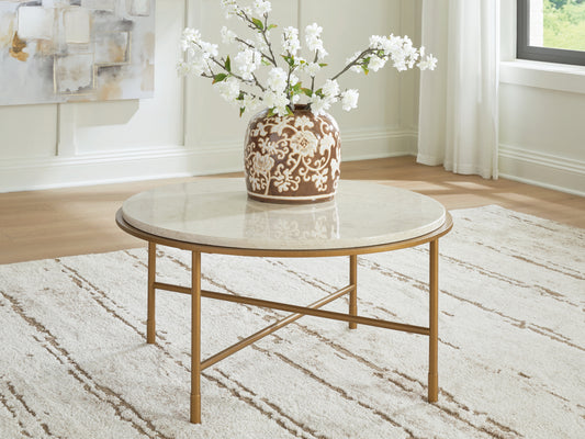 Cassel Furniture Outlet - Ashley Furniture - Alben Coffee Table - Round Cocktail Table - T643-8