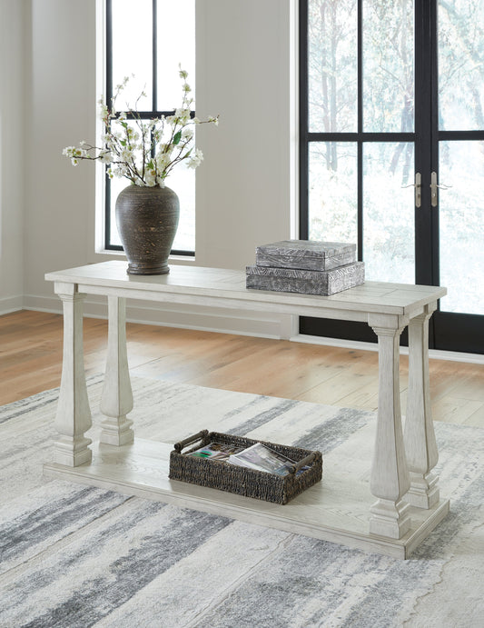 Cassel Furniture Outlet - Ashley Furniture - Arlendyne Sofa Table - Sofa Table / Antique White - T747-4