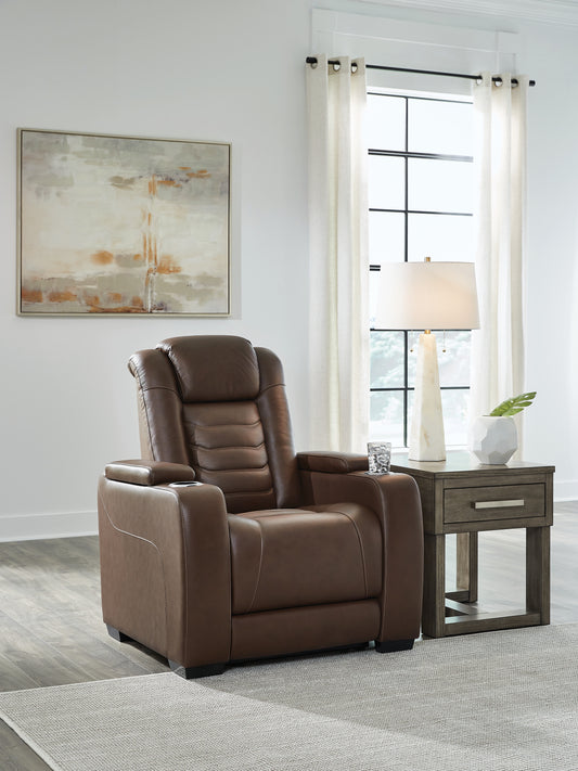 Cassel Furniture Outlet - Ashley Furniture - High Impact Living Room - PWR REC Loveseat/CON/ADJ HDRST / Tobacco - U1060118