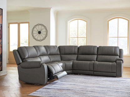 Cassel Furniture Outlet - Ashley Furniture - 5Z - Pittson Sectional - 5-Piece Power Reclining Sectional - PCU12600S4
