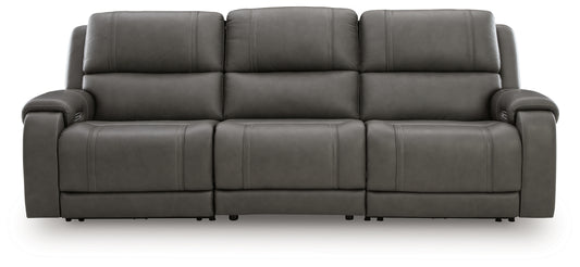 Cassel Furniture Outlet - Ashley Furniture - 5Z - Pittson Sectional - 3-Piece Power Sectional Reclining Sofa / Anchor - PCU12600S3