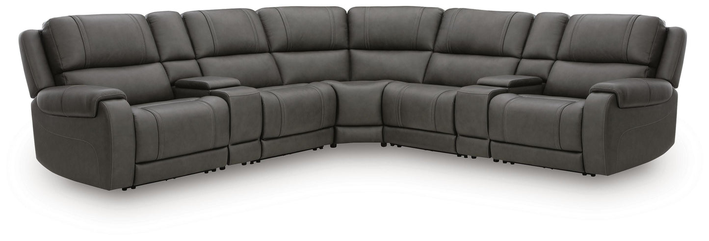 Cassel Furniture Outlet - Ashley Furniture - 5Z - Pittson Sectional - 7-Piece Power Reclining Sectional - PCU12600S7