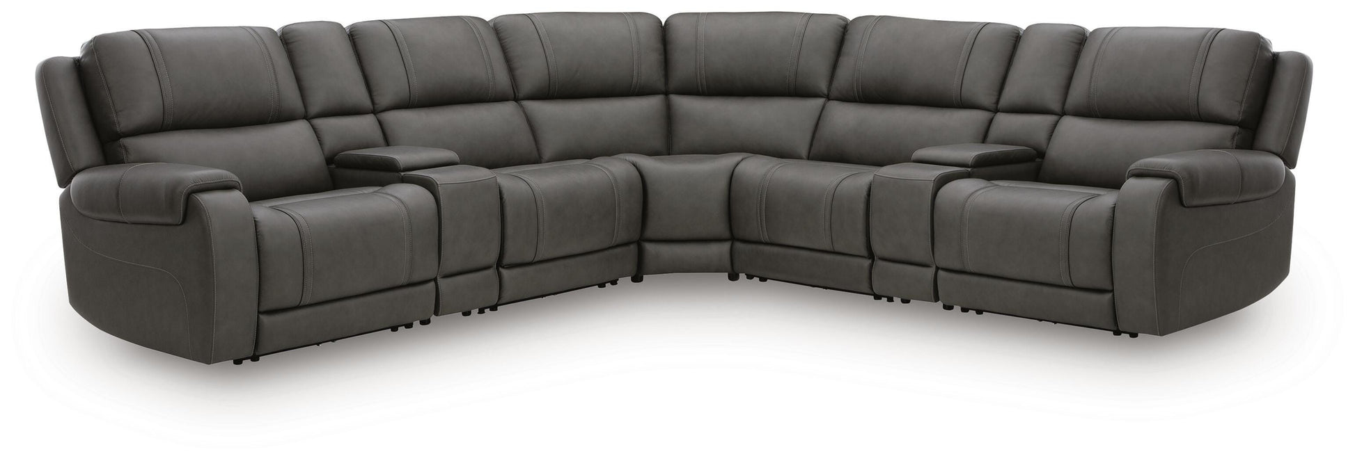 Cassel Furniture Outlet - Ashley Furniture - 5Z - Pittson Sectional - 7-Piece Power Reclining Sectional - PCU12600S10
