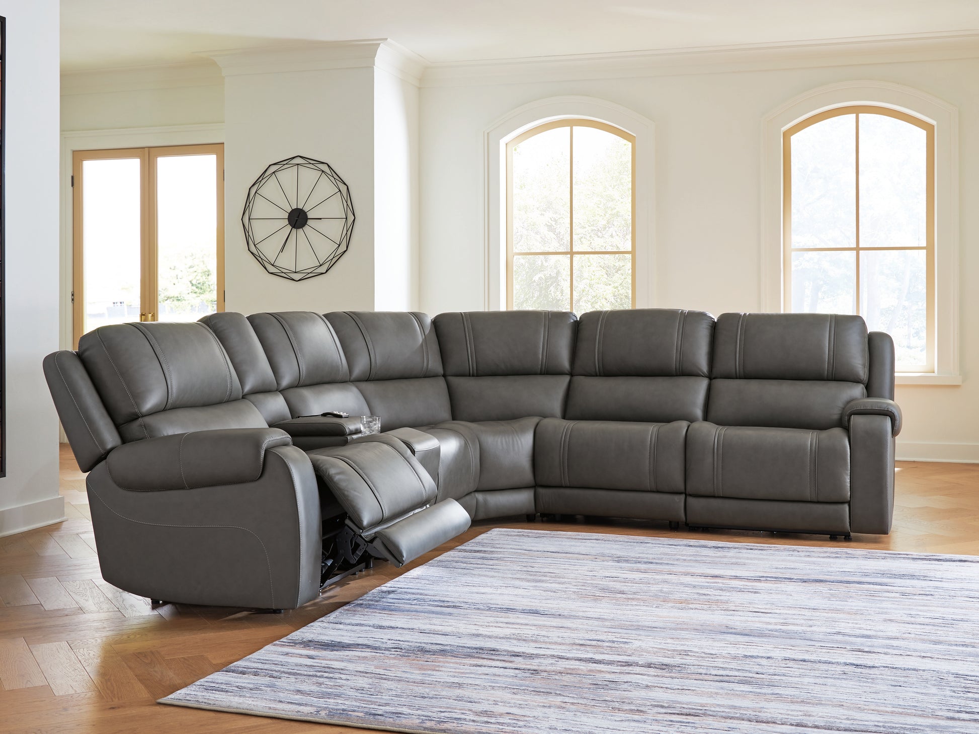 Cassel Furniture Outlet - Ashley Furniture - 5Z - Pittson Sectional - 6-Piece Power Reclining Sectional - PCU12600S5