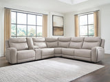 6-Piece Power Reclining Sectional with Storage Console