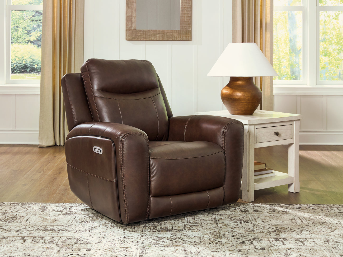 Cassel Furniture Outlet - Ashley Furniture - Gravier Living Room - PWR Recliner/ADJ Headrest - U1330113