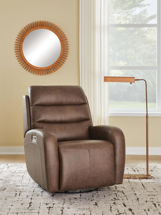 Cassel Furniture Outlet - Ashley Furniture - Motion-Max Living Room - Swivel Glider Power Recliner - PCU1550195