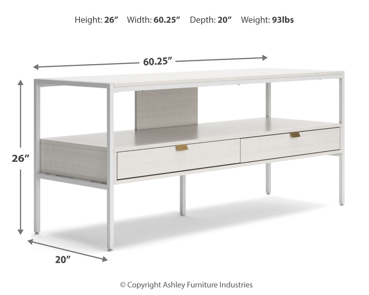 Deznee 60" TV Stand
