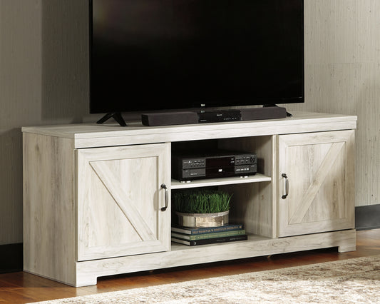 Cassel Furniture Outlet - Ashley Furniture - Bellaby TV Stand - 63" / Whitewash - W331-68
