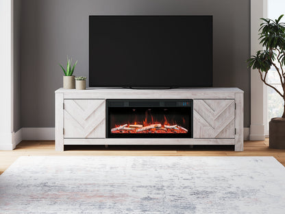 Cayboni 71" TV Stand with Electric Fireplace