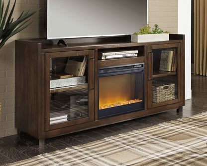 Cassel Furniture Outlet - Ashley Furniture - Starmore 70" TV Stand with Electric Fireplace - 70" TV Stand with Electric Fireplace / Brown - W633W4