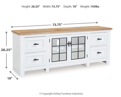Ashbryn 74" TV Stand